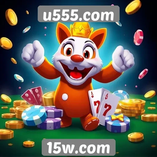Variedade de jogos disponíveis no u555.com